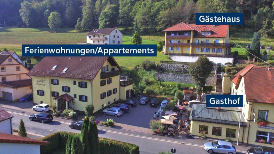 Gasthof Hotel Schwarzes Ross Bad Berneck im Fichtelgebirge Exterior photo